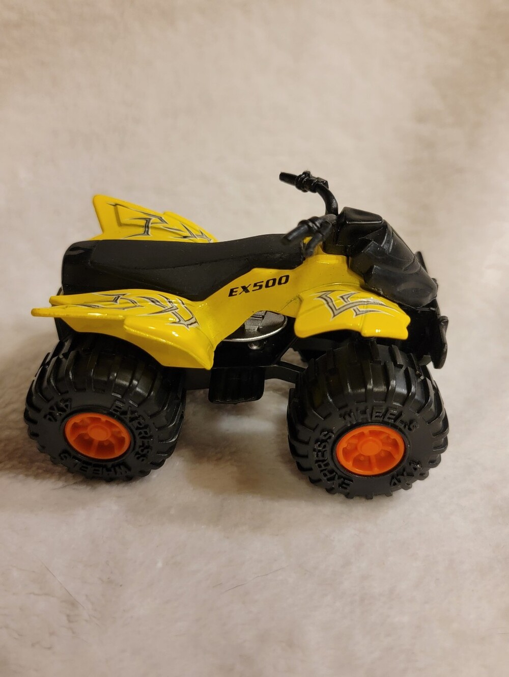 Greenbrier International Yellow EX500 ATV 4X4 Express Wheels Diecast Quad VHTF